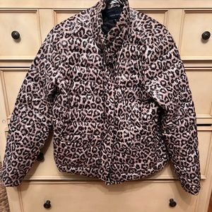 Leopard winter jacket